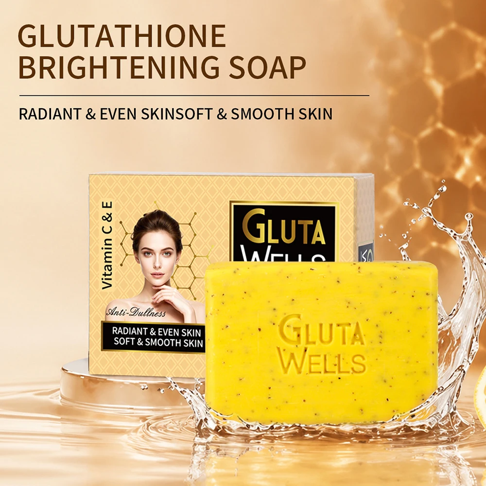 100g Glutathione Frosted Soap Kojic acid Handmade Soap Nourishing Skin Moisturizing Facial Care Cleansing Body Care Wash Soap