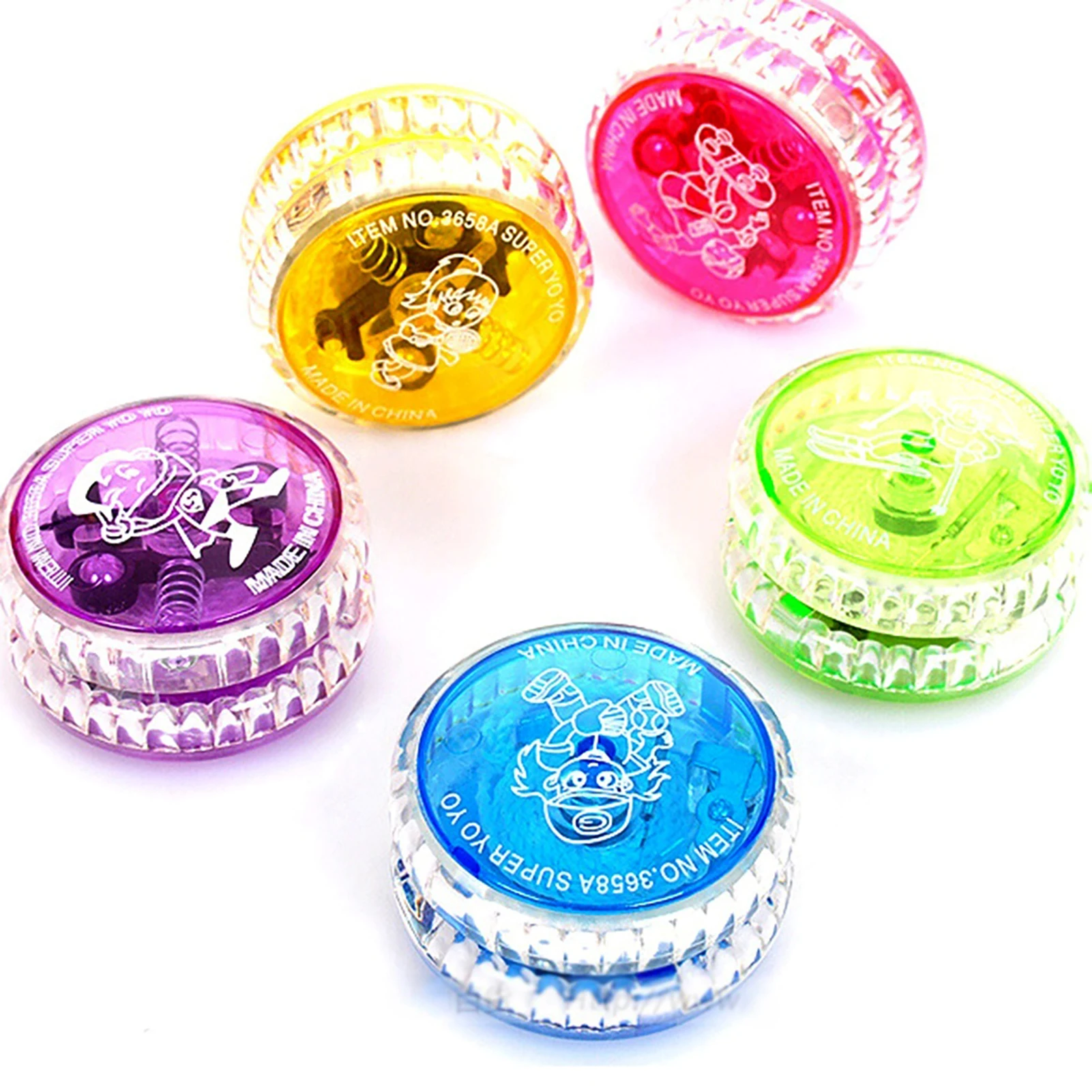 Luminous Small Toy Colorful Yo-yo Easy To Stabilize and Easy To Hang Yo-yo for Christmas and New Year Gift