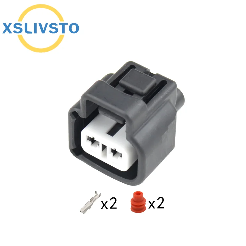 1 Set 2 Pin 2.2mm Automotive Waterproof Plug FICD Valve Vacuum Solenoid Switch Socket Connector (192000-3130)