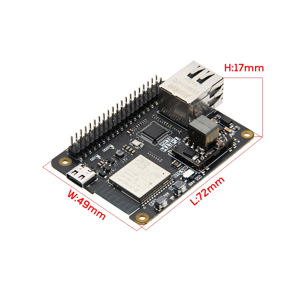 LILYGO T-ETH-ELite ESP32-S3 لوحة تطوير إيثرنت W5500 وحدة قابلة للتطوير T-SX1302 LoRa Gateway LoRa GPS PCIE LTE Shield #3