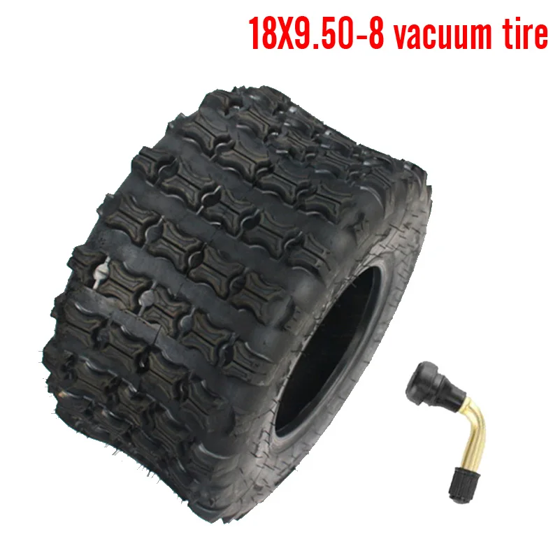 

Вакуумная шина 18X9.50-8 дюймов с рисунком протектора «бабочка», подходит для четырехколесных мотоциклов, картов, пляжных велосипедов и аксессуаров.