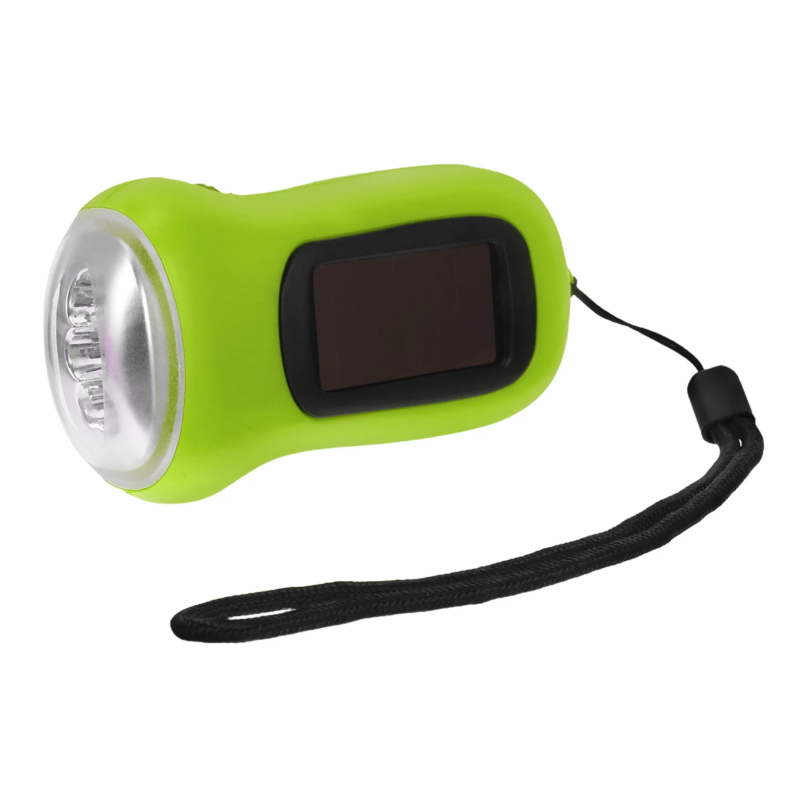 

Dual-Function Hand Crank Solar Flashlight Led Rechargeable Emergency Portable Light For Camping Hiking Outdoor Adventure Compact