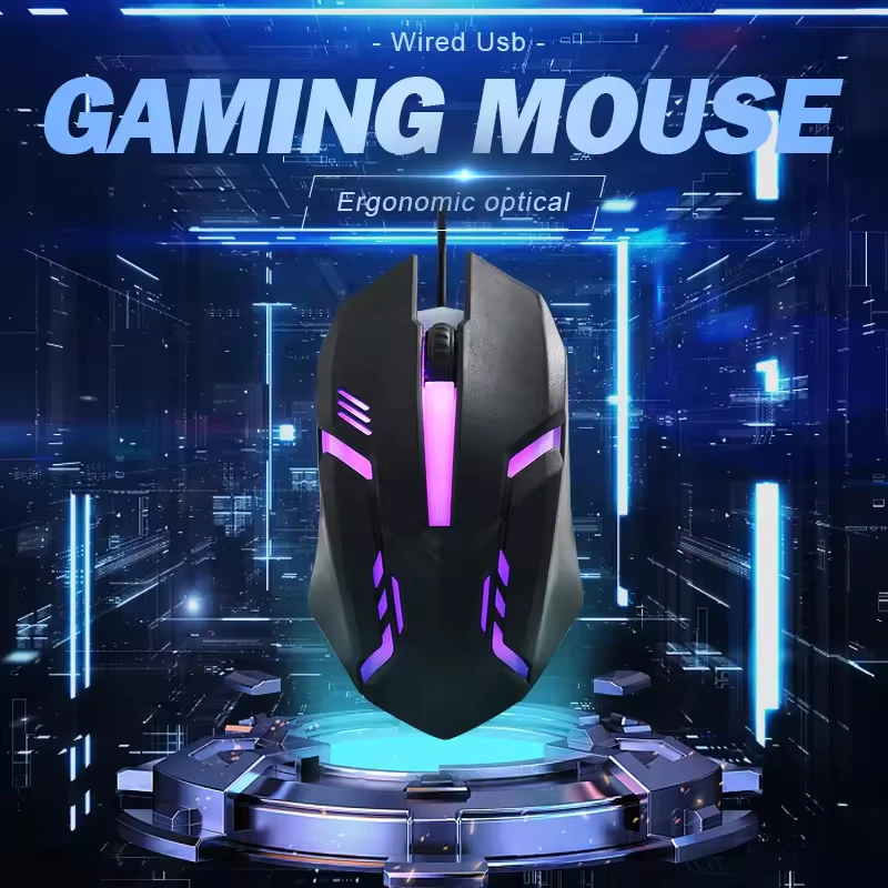 Best Selling Laptop Wired USB Gaming Mouse RGB Mice Gaming Ergonomic Optical Computer Gamers Mouse for Computer Mouse
