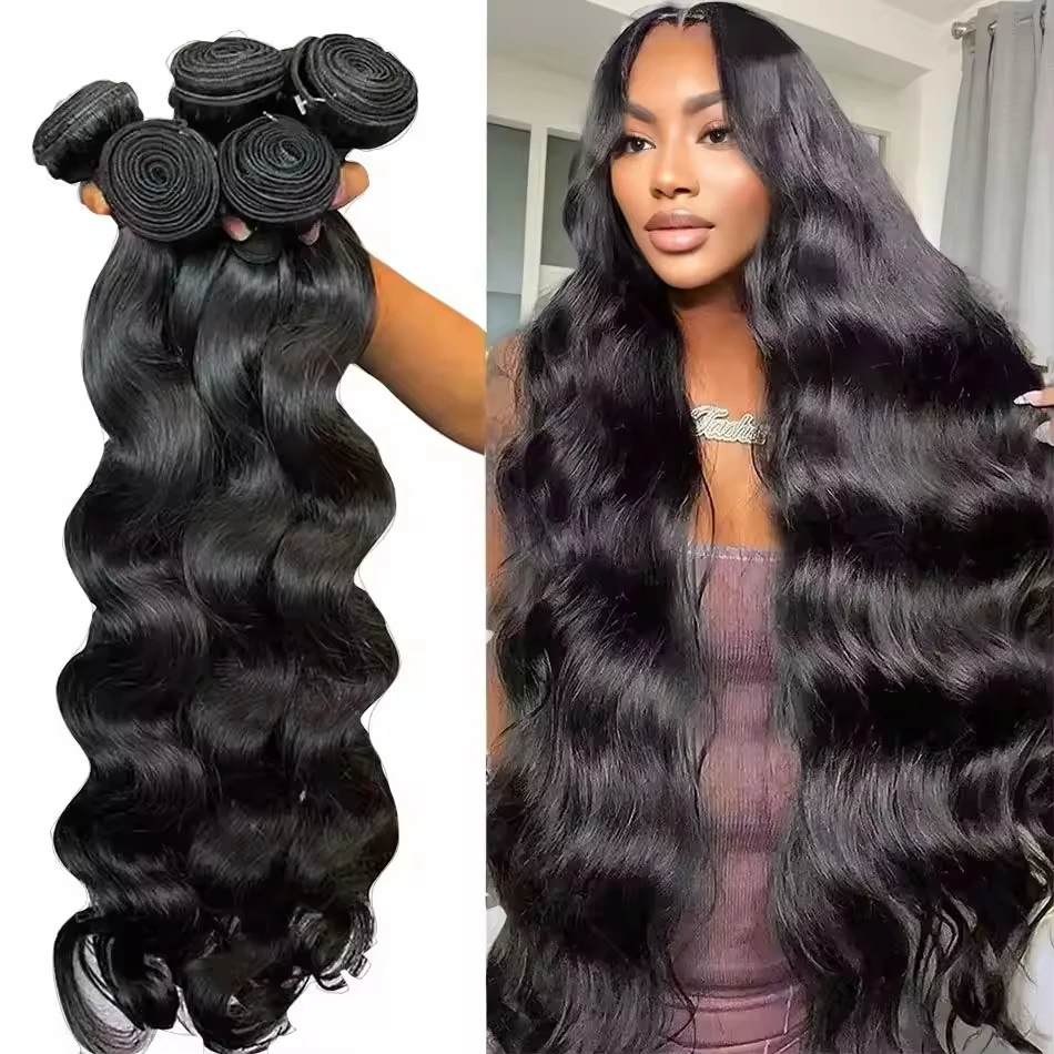 

16A Вьющиеся 30 40 дюймов 100% пучки человеческих волос Объемная волна Бразильский 3 4 пучка парика для наращивания волос Парики из натуральных волос