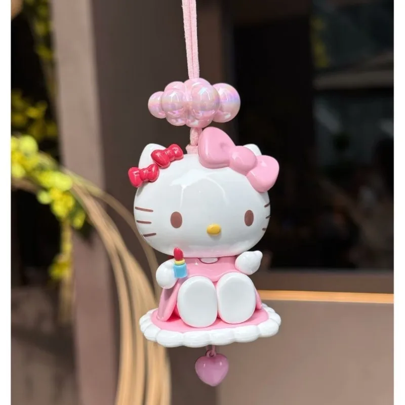 أزياء Kawaii مرحبا كيتي أنيمي الكرتون لطيف الراقية الهدايا المفاتيح زينة الإبداعية هدية لفتاة حلاوة هدية عيد ميلاد