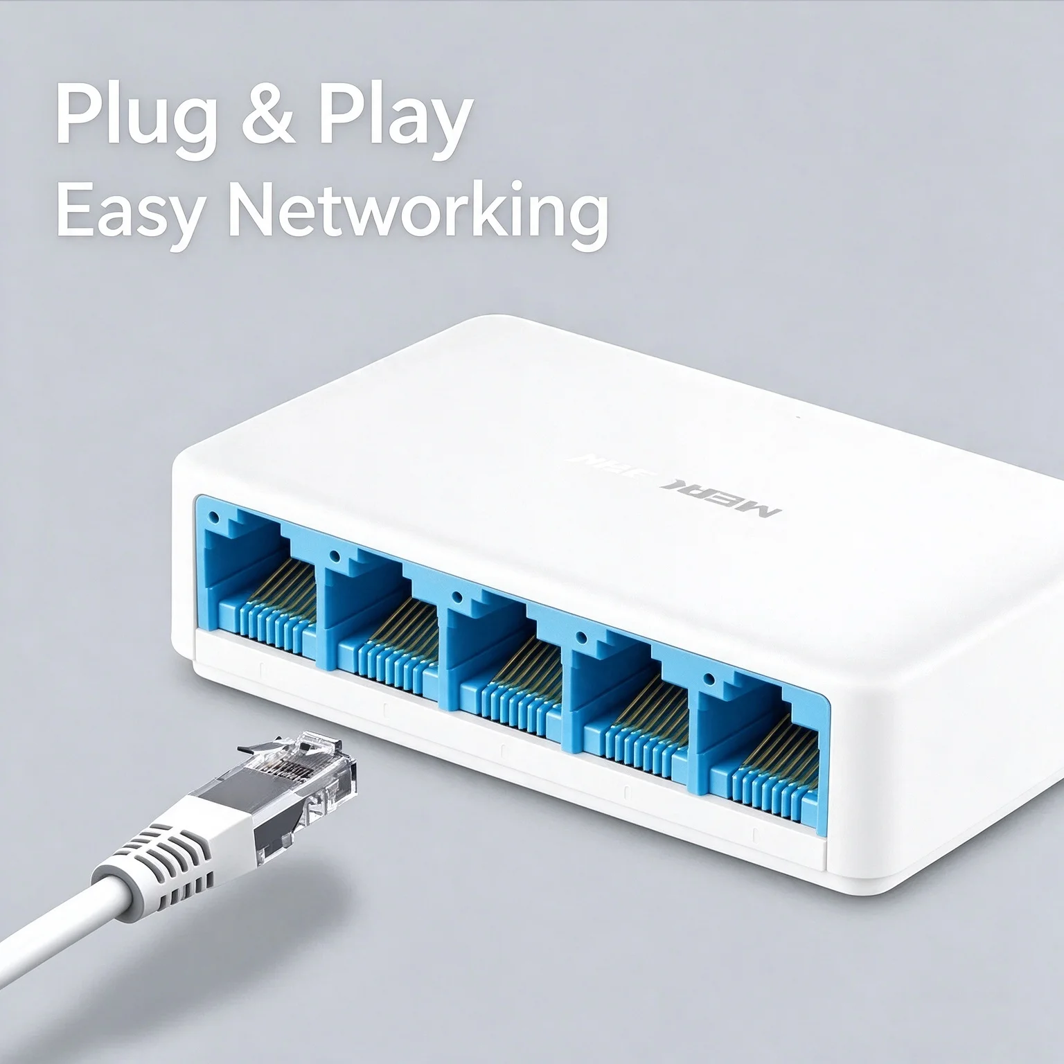 SG105C Unmanaged Ethernet Switch 5-Port Full Gigabit for Residential Networking Applications Network Equipment