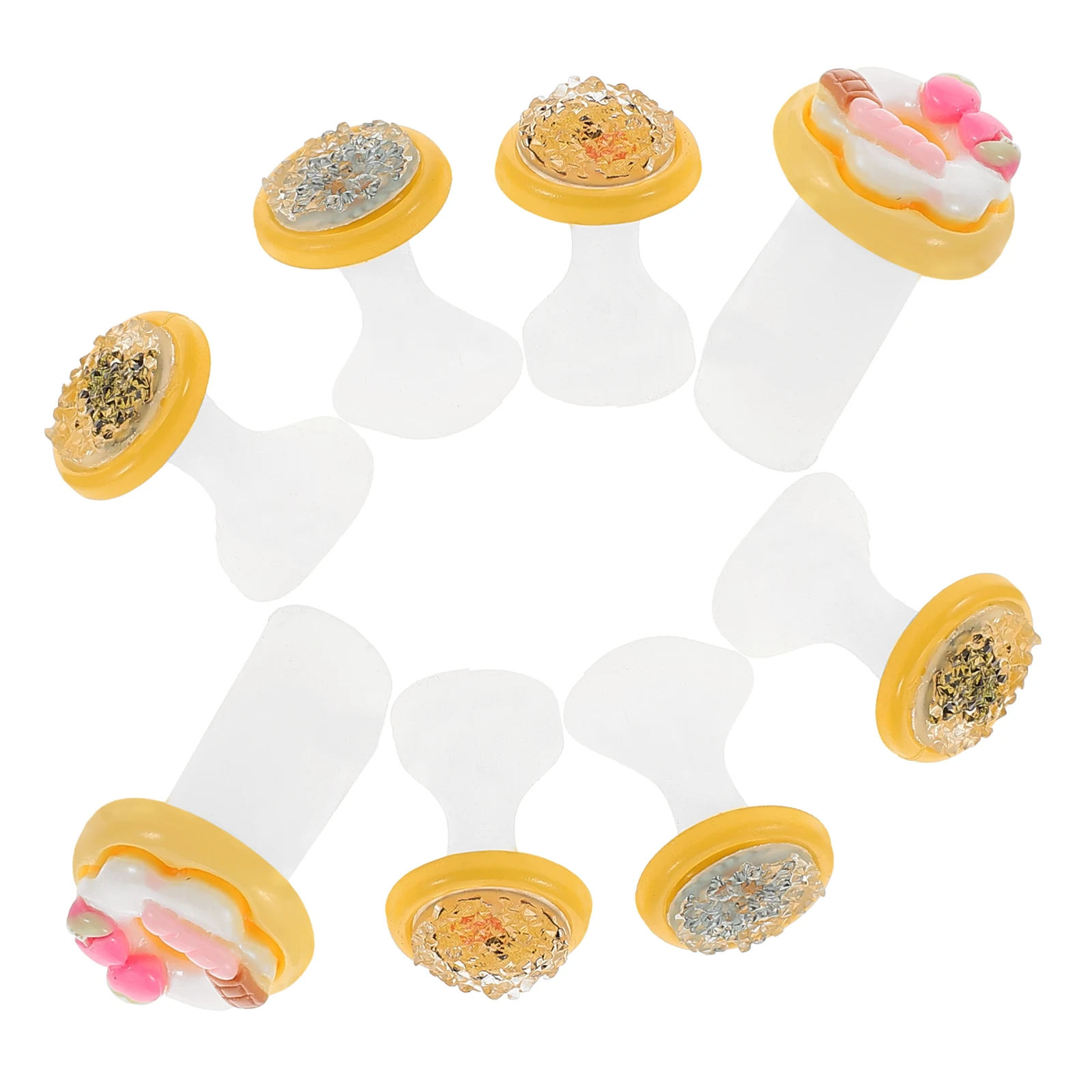 

Soft Silicone Toe Separator Doughnut Design Bunion Corrector Nail Polish Foam Toe Spacers Pedicure Tool for Women