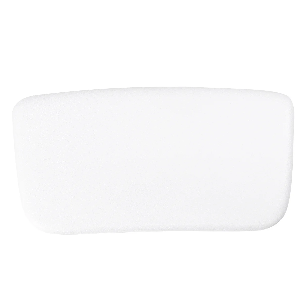 

PU Bath Pillow White Square Design with Non-Slip Suction for Bathtub Head and Neck Spa Use Bathing Pillow