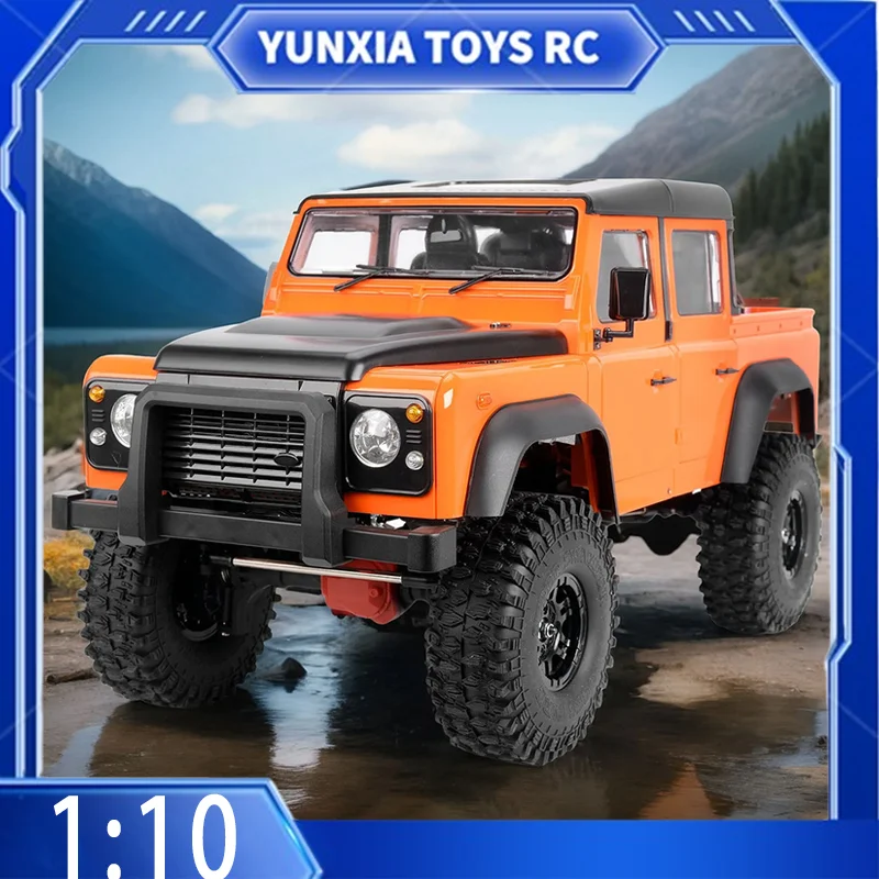 Aoxing 1/10 Land Rover Defender D90 Simulation RC Remote Control Climbing Car Electric Model Toy with Door Opening AX8802B