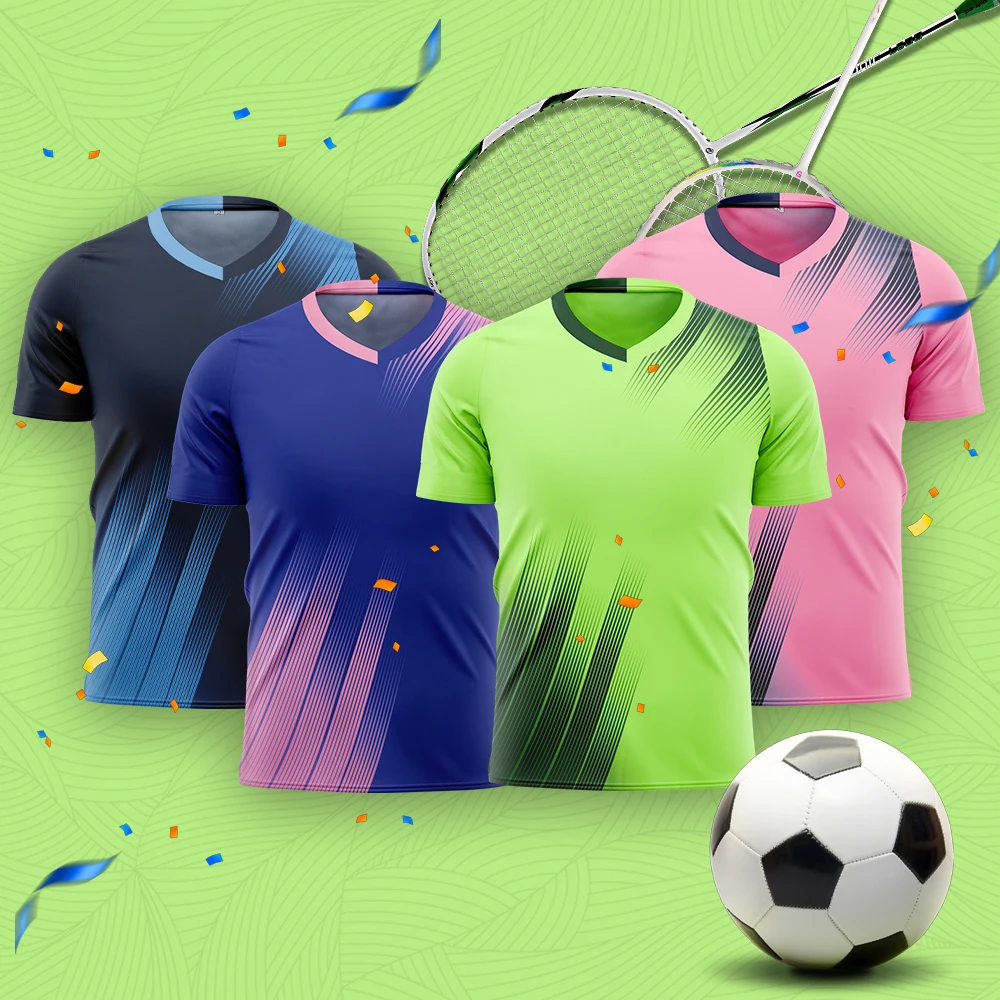 

Дышащая быстросохнущая летняя футбольная майка для взрослых и мужчин с принтом на заказ (сезон 2025/26)