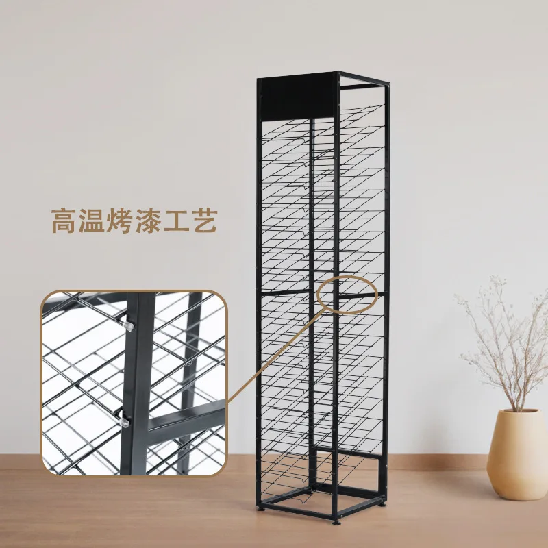 Stationery store cardboard display rack floor bevel shelf can be painted paper shelf sub-board sample data storage