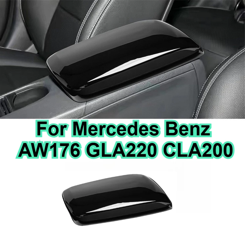 

For Mercedes Benz AW176 GLA220 CLA200 ABS Center Console Armrest Box Cover Trim Interior Protection Decoration Kit Upgrade