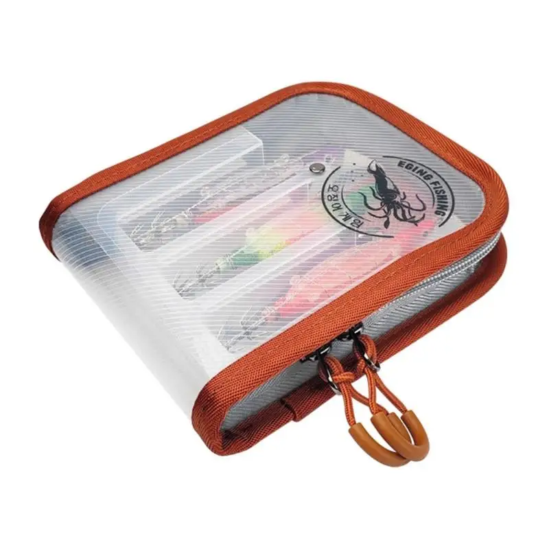 

R6FE Squid Jigs Storage Bag Fishing Lures Organizers Case for Hook and Accessories for Various Environment