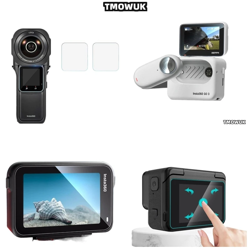 

For Insta360 One RS Link 2C Fingerprint-Resistant Tempered Glass Film