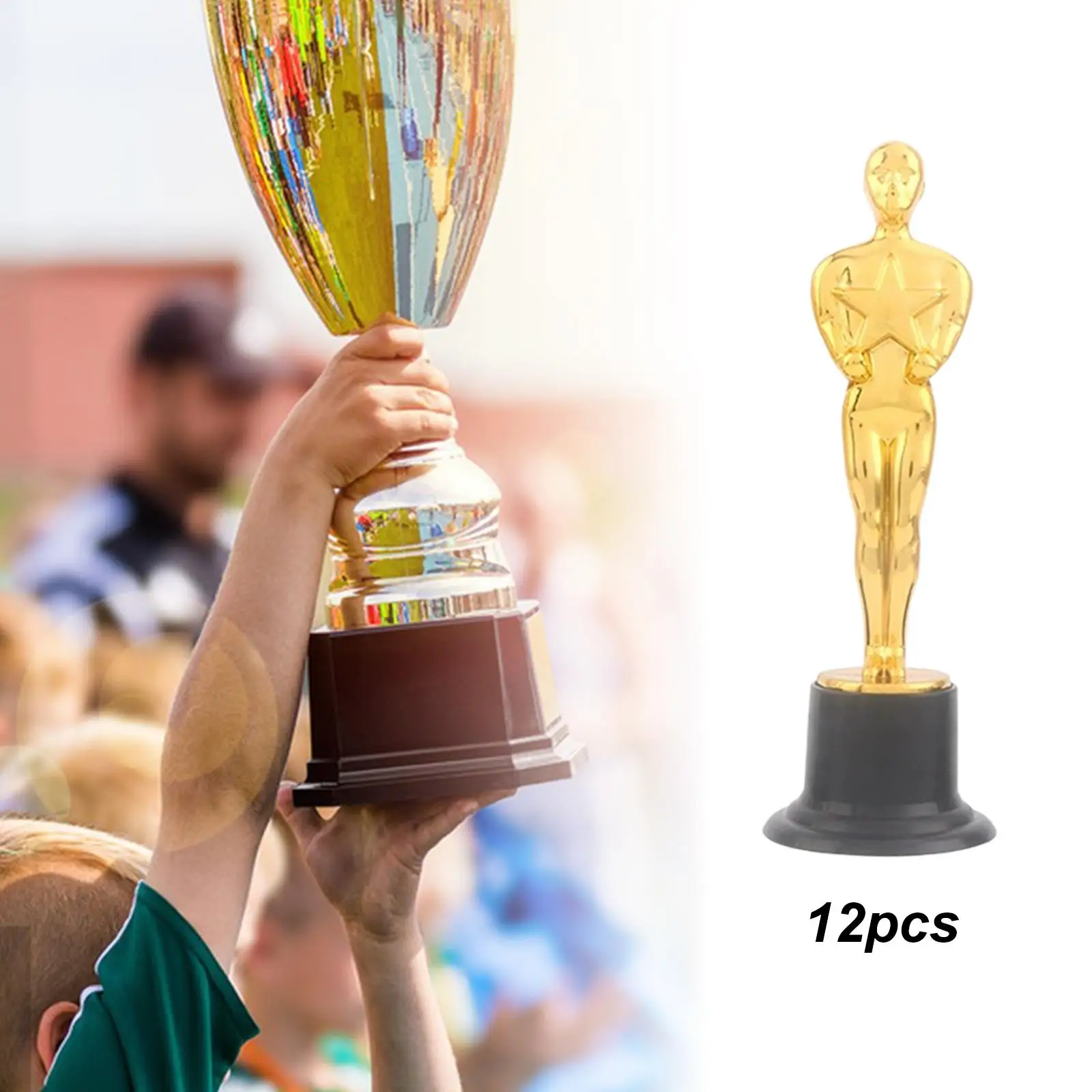 12 stuks beloningsprijsbeker kinderen kleine award trofeeën voor voetbalwinnaars sport