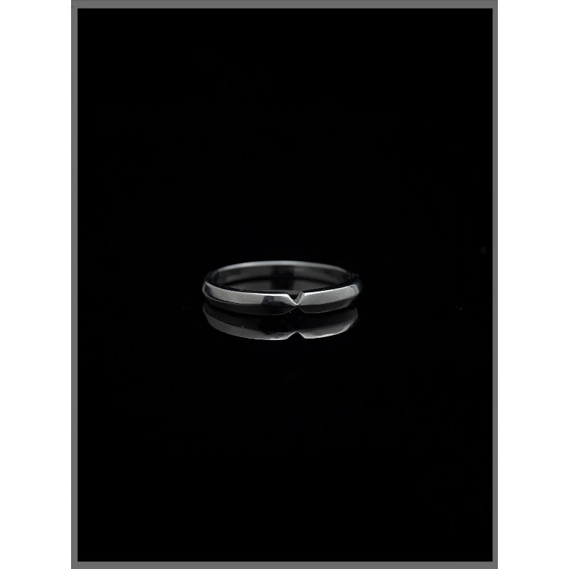 

Knitting Point X Arc Plain Ring Titanium Steel Ring Does Not Fade Boys Tail Ring Couple Women's Jewelry Fashion