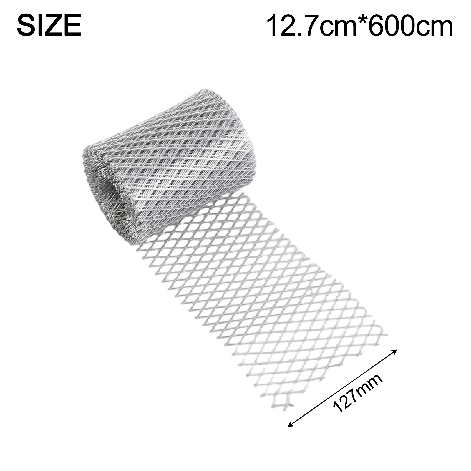 6M Aluminum Gutter Guard Roof Cover with Anti Clogging Mesh Screen for Effective Leaf Protection and Downpipe Maintenance