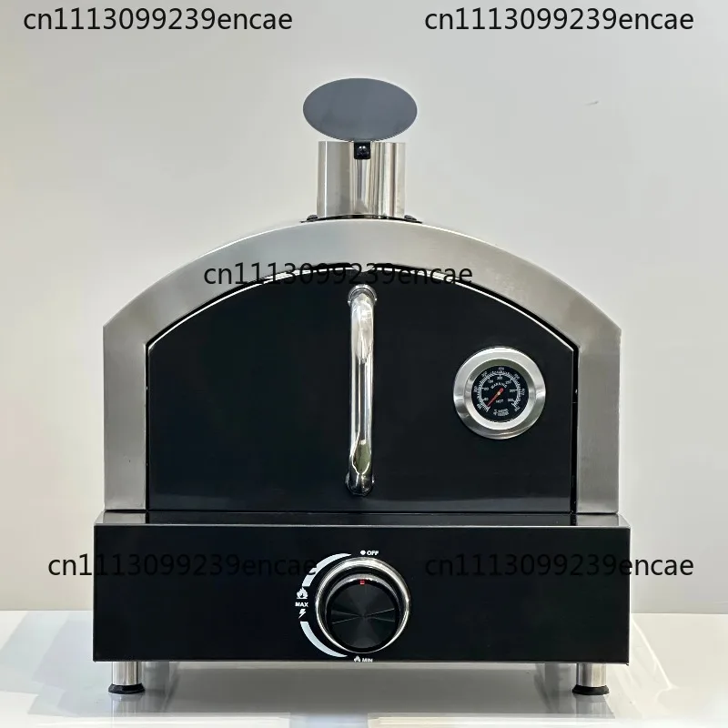 Efficient desktop suitable for portable stainless steel 304 gas pizza stove, outdoor camping, cake baking, barbecue grill
