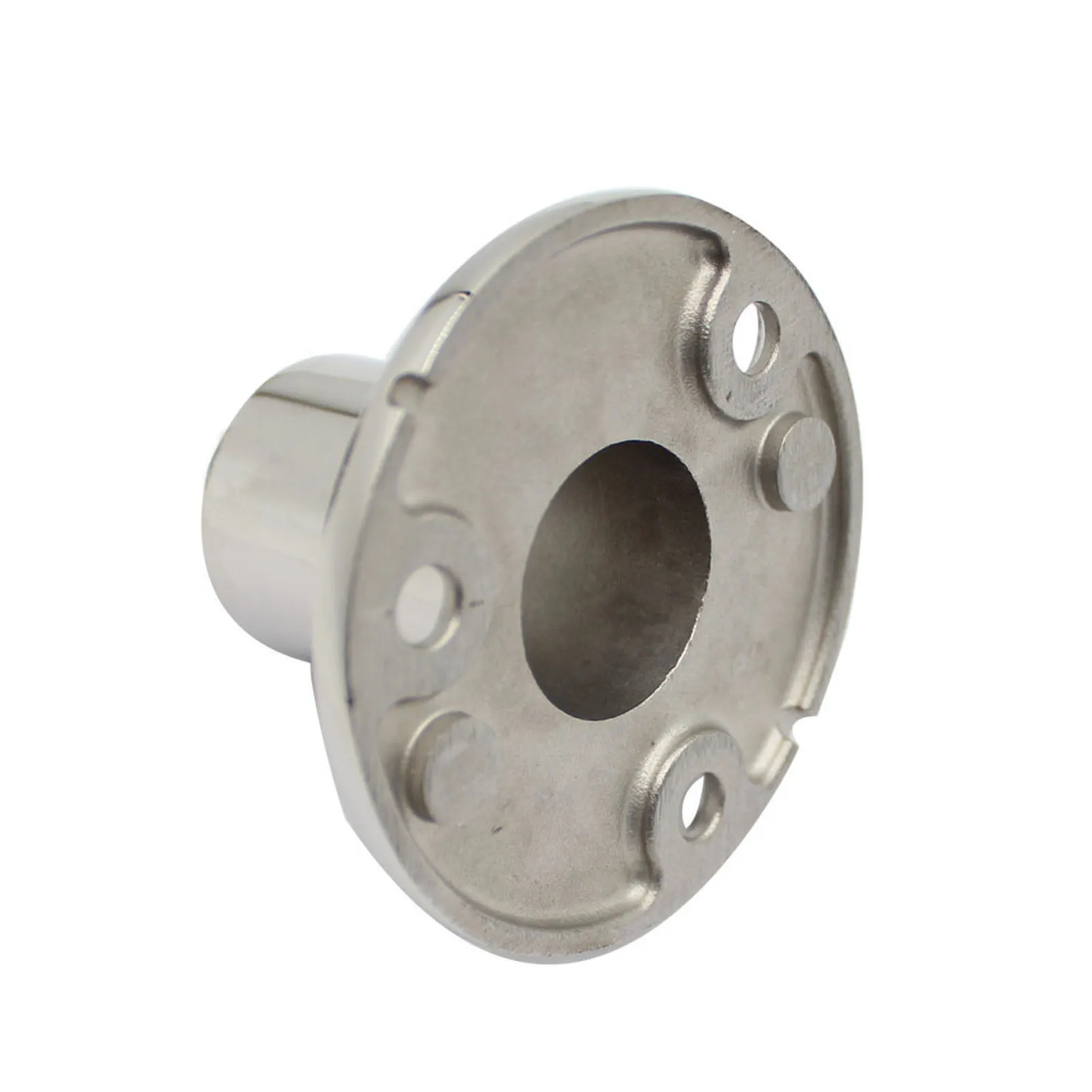 Round Base Mount Boat Accessories  25mm Tube Pipe Marine 316 Stainless Steel Deck Handrail Rail Fitting Stanchion