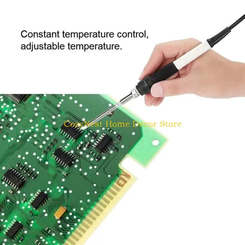 92MF T12 Welding Handle High Temperature Resistant for Soldering Station Soldering Iron Handle DIY Parts view 6