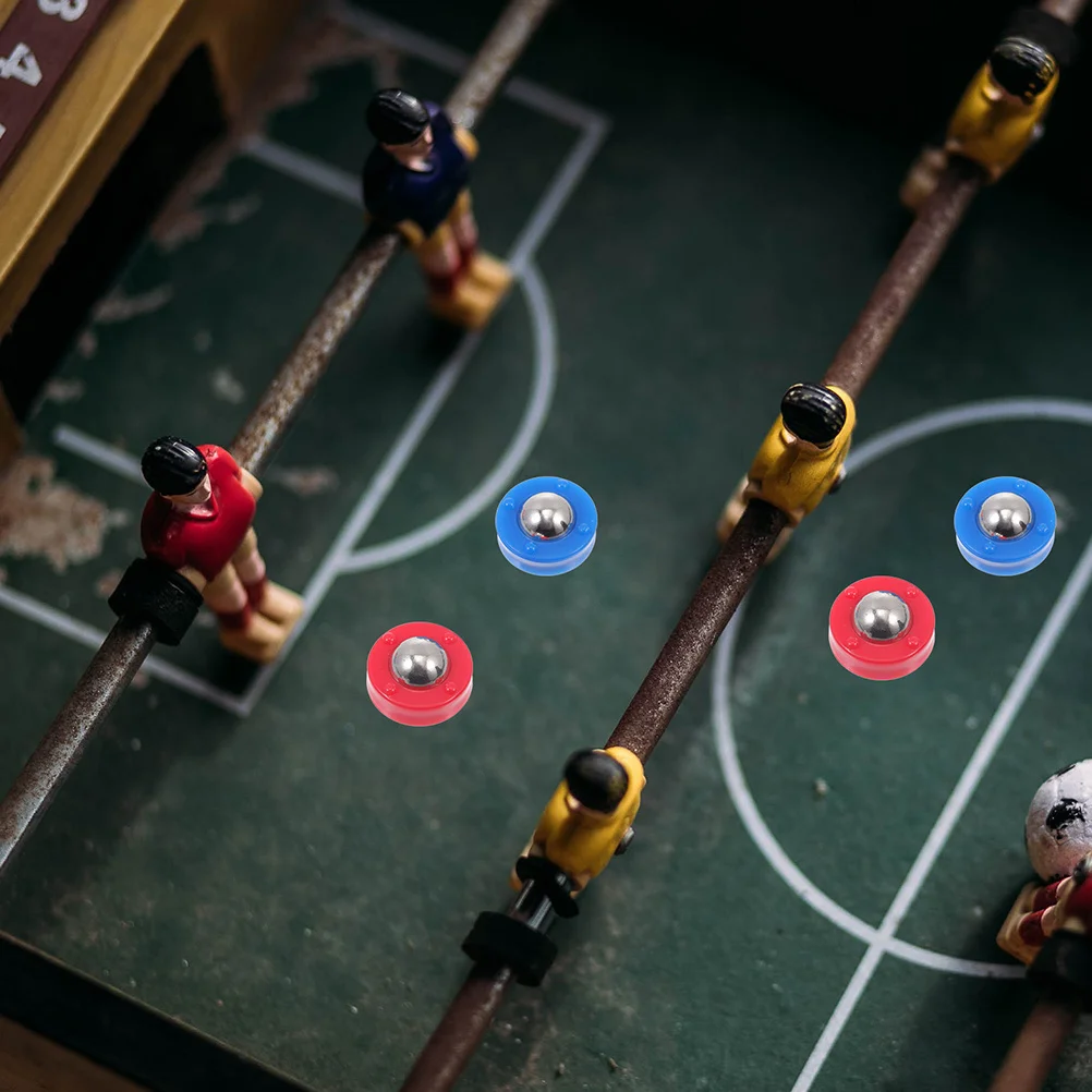Perles roulantes de football de Table, 16 pièces, rondelles de remplacement pour Shuffleboard, Mini boules, rouleau pour Table, accessoires familiaux amusants