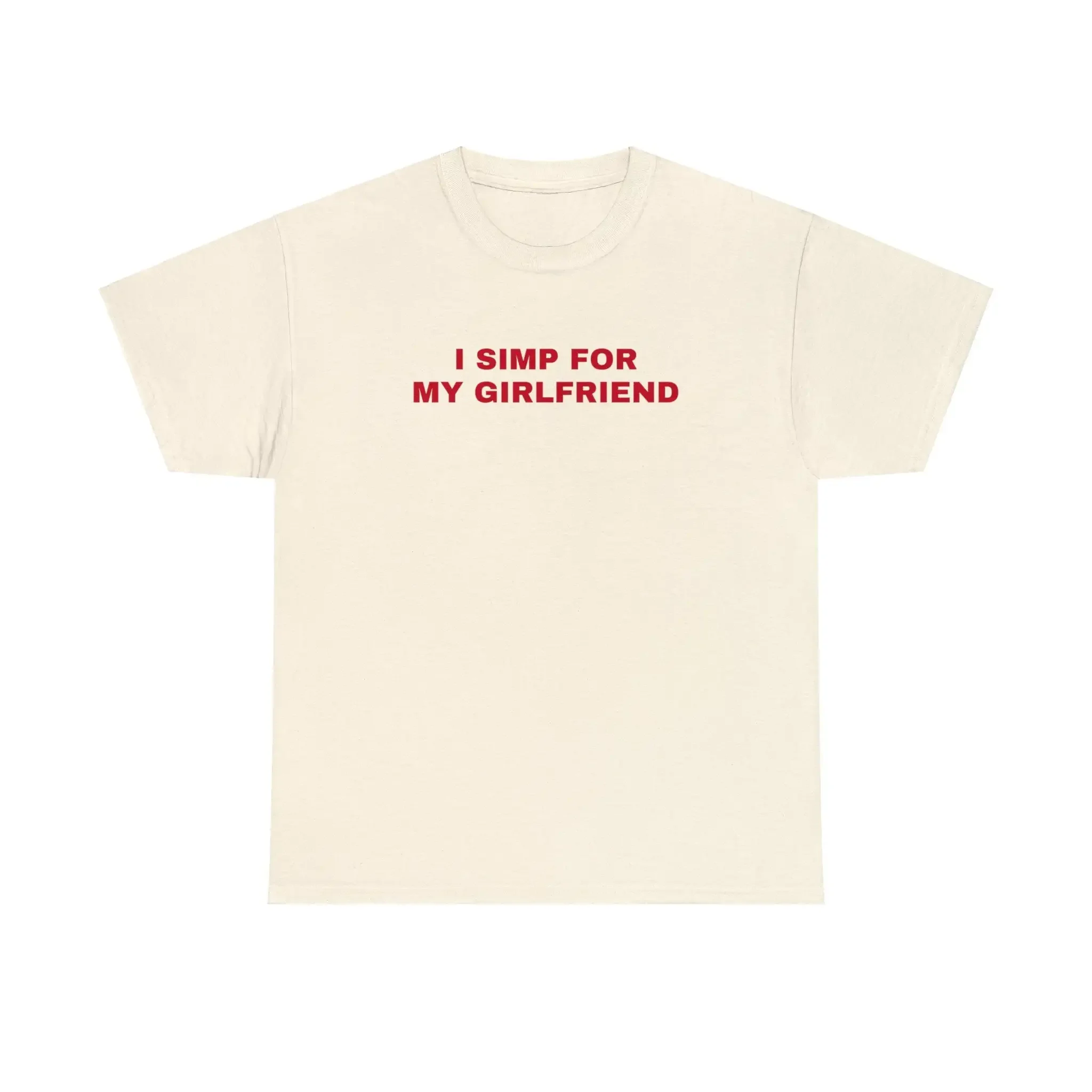 I Simp For My Girlfriend T Shirt Lovers Funny Them Love Plus Size Valentine