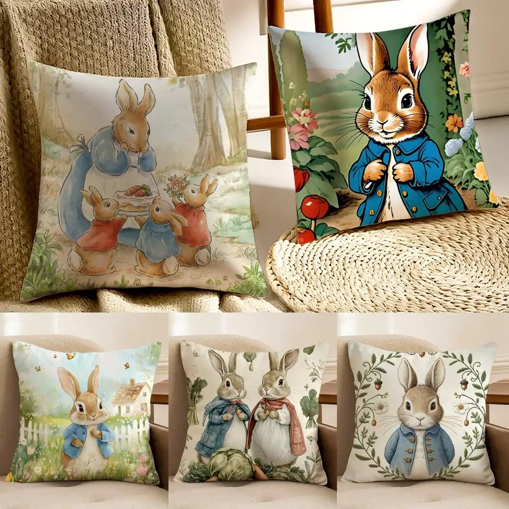 Cartoon Character Cute-Peter Rabbit-Smart Cushion Cover Pill