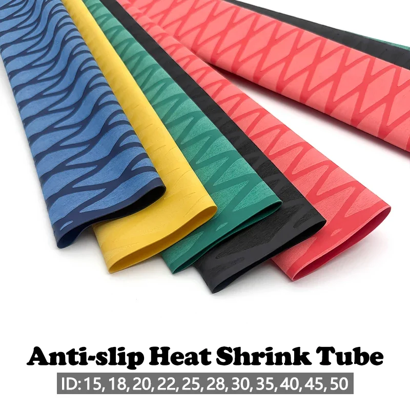 Anti-slip Heat Shrink Tube For Fishing Rod Racquet Bicycle Handles Anti-slip Insulating ID 15/18/20/22/25/28/30/35/40/45/50mm