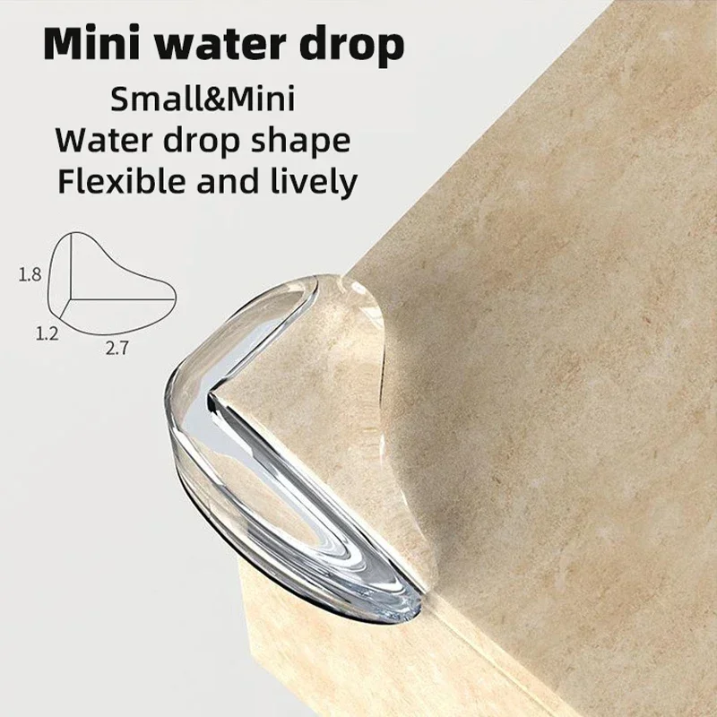 10PCS Clear Anti-collision Coffee Table Furniture Corner Protectors Children's Soft Corner Sheathing Living Room Decor view 6