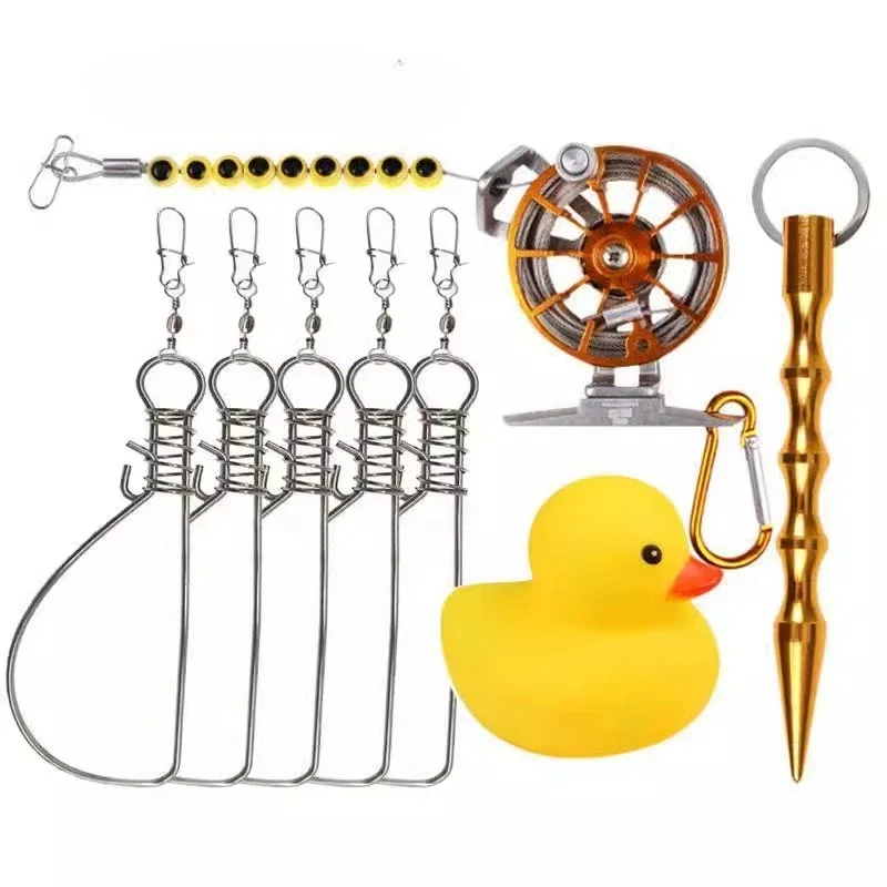 

Luya lock fish buckle small yellow duck big object control fish lock