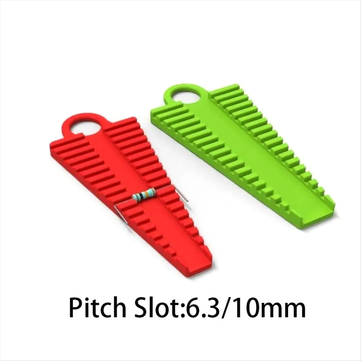 T1786C-Portable Resistor Benders DIY Resistor Benders Multi-Function Resistor Benders Support 6.3+10mm Green HOT