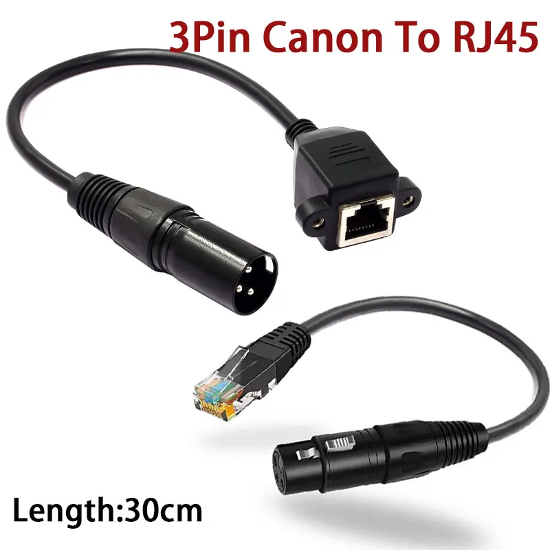 Xlr 3Pin To RJ45 Ne…