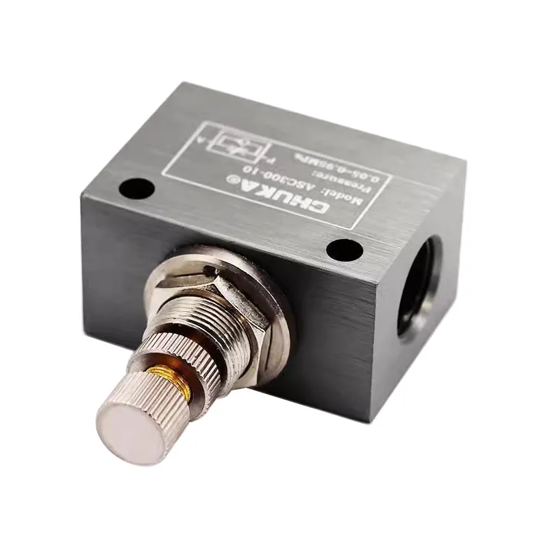 Giant Open One-way Throttle  Pneumatic Component Speed Regulating Solenoid  Regulating  Control Valve