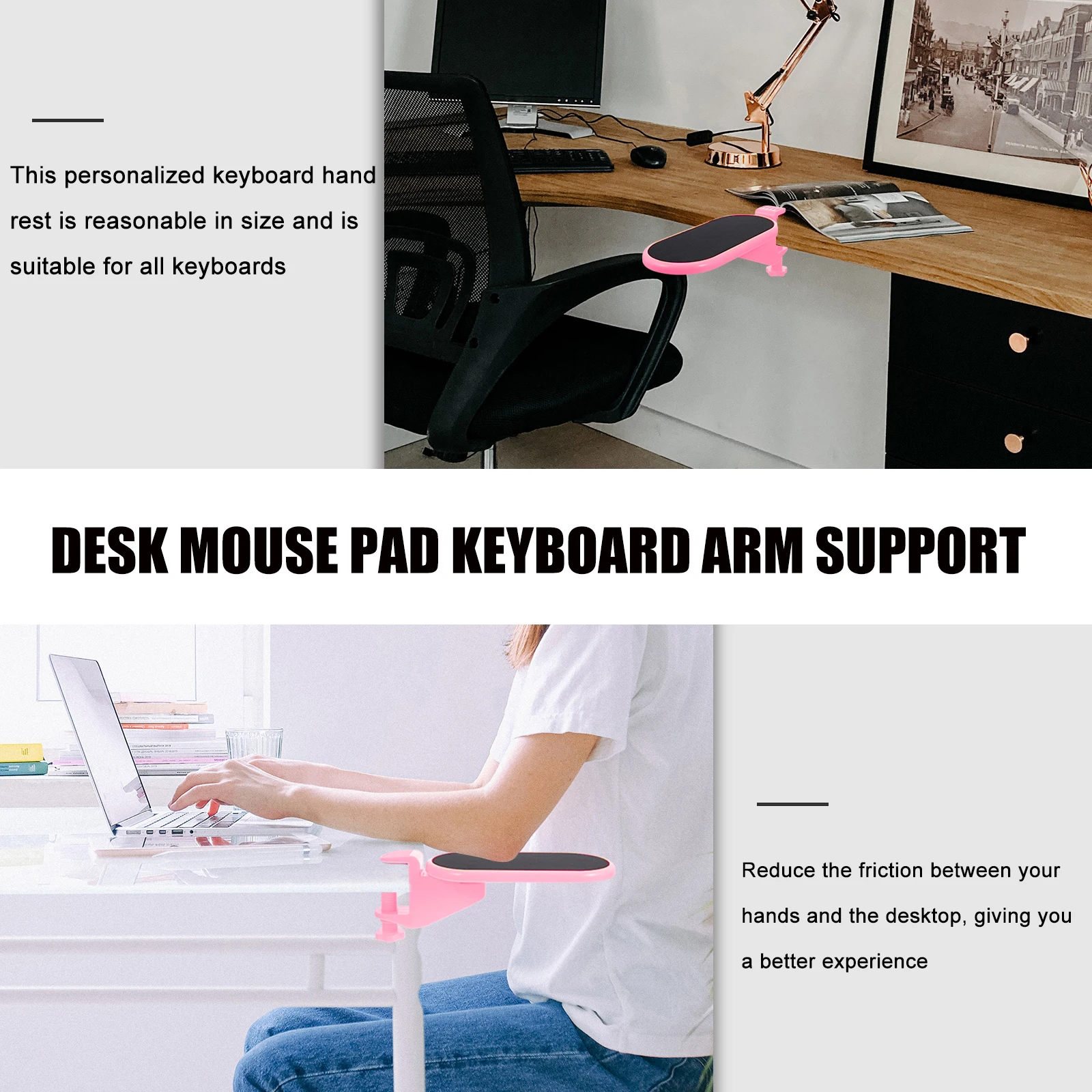 

EVA Keyboard H Wrist Rest Ergonomic Non Slip Computer Pad for Desk Suitable Homes Offices Reduce Fatigue Improve Experience