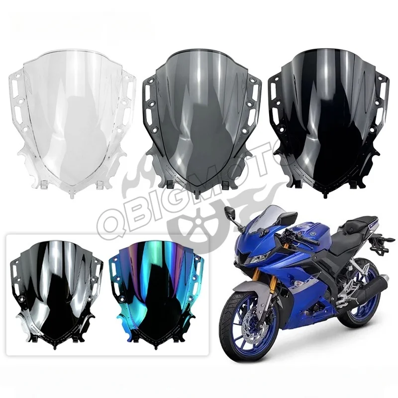 Parabrisas de bicicleta deportiva de calle R125 2025 para Yamaha R15m R15-m YZF R15 YZFR15 YZF-R15 V4.0 2021-2024