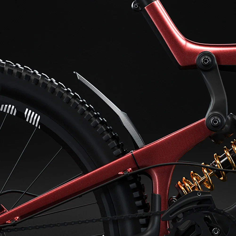 

Carbon Fiber Mud Guard for Mountain Bike PP Material Light Bicycle Dirt Accessories Practical Guards Outdoor Cycling Tyre