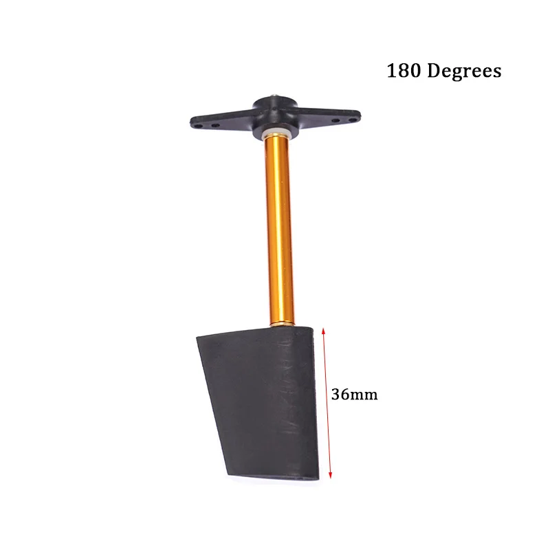 Hochwertiges Nylon-Lenkruder, Kunststoffruder für RC-Boote, Höhe 28 mm/36 mm/44 mm/52 mm, 90 Grad oder 180 Grad oder Einzelarm
