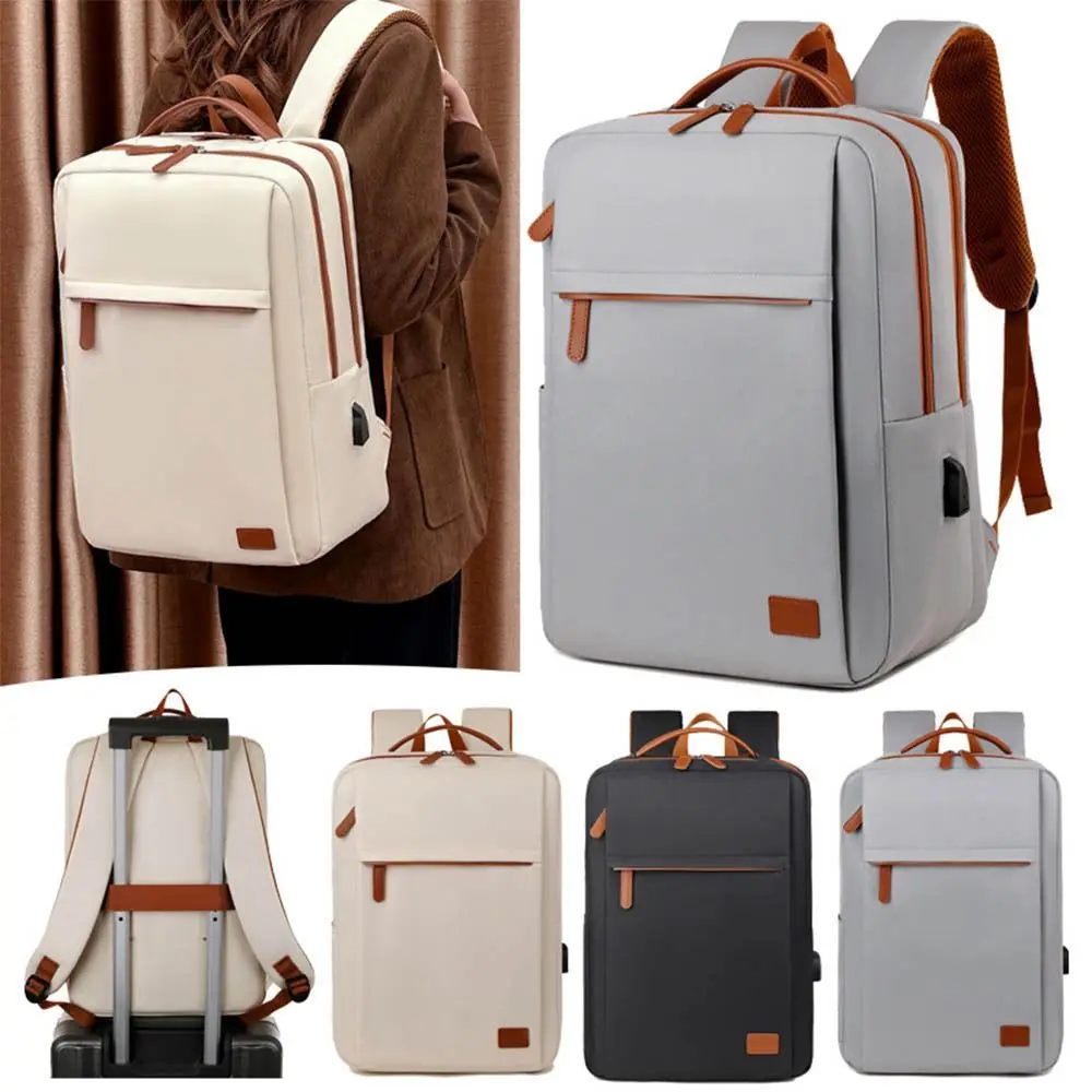 

Waterproof Student Backpack Large Capacity Multi-layer Travel Backpack Leisure With Luggage Belt & USb Charging