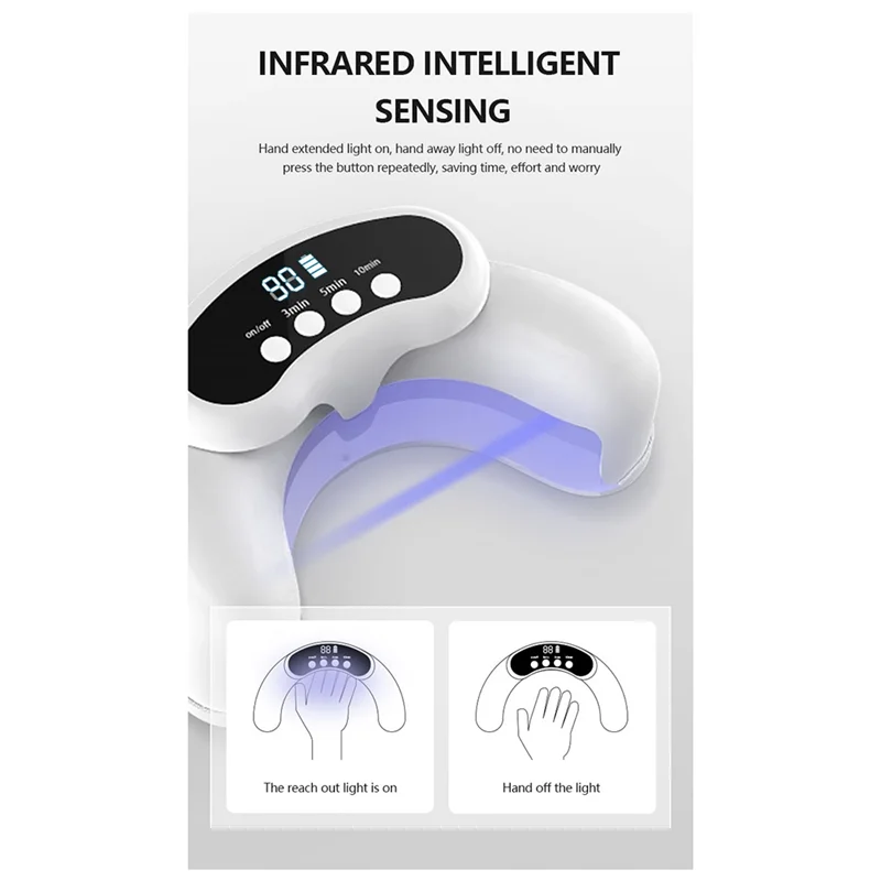 Nail Fungal Device Fingernail Fungus Treat Onychomycosis Effectively Remove Onychomycosis Grow Toe Nail White
