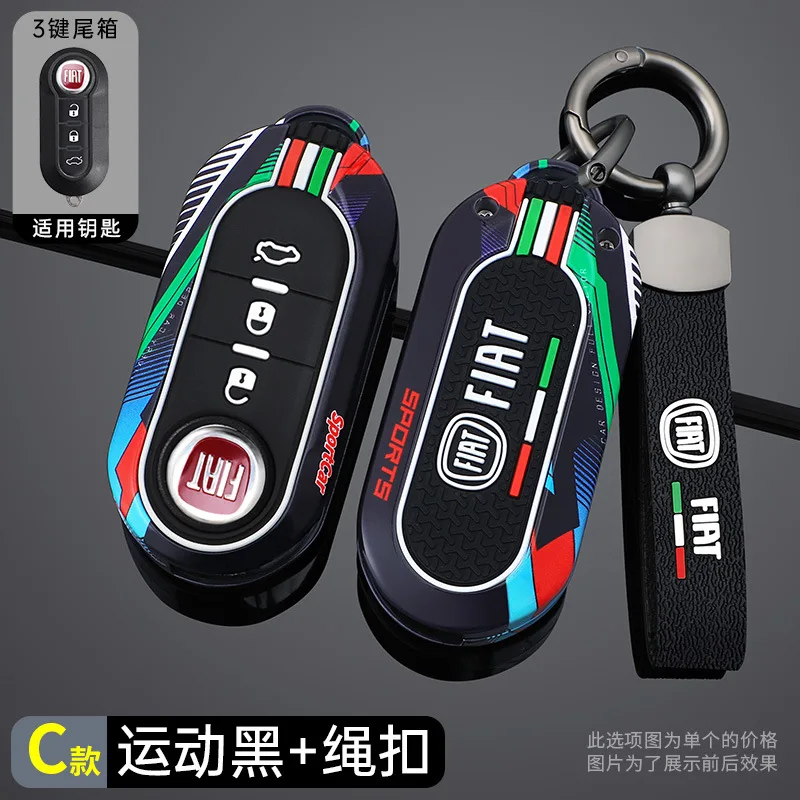 Styling Zink-legierung Auto Fernbedienung Schlüssel Fall Abdeckung Für Fiat 500 Ducato Panda 500L Punto Lancia Musa Für Citroen Jumper auto Zubehör