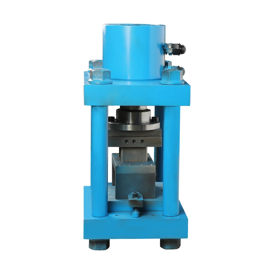 BS-63 Kanal Stahl Stanzen Doppellochmaschine Hydraulisches Stanzwerkzeug Hydraulischer Locher