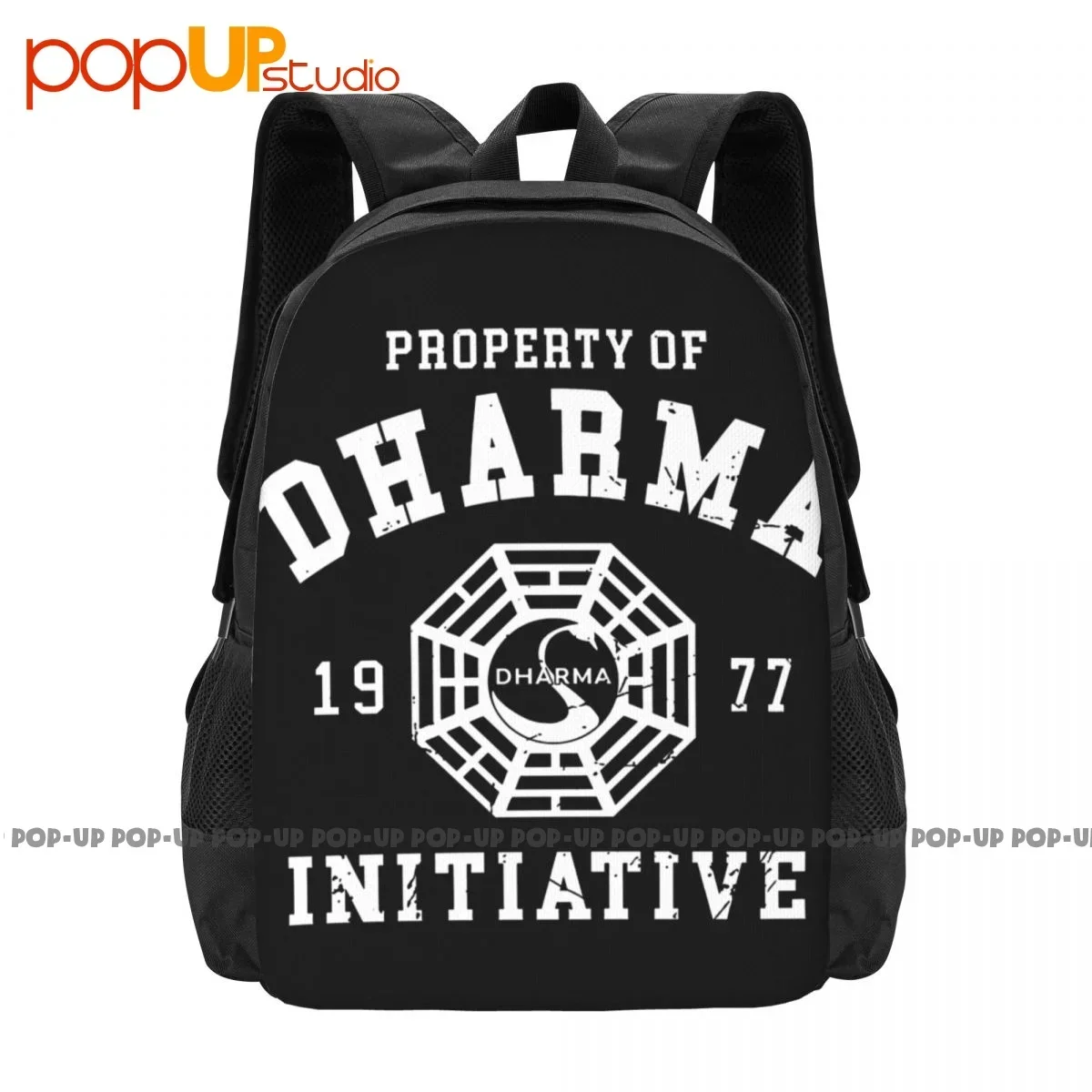 Dharma Initiative 1977 Tv Show Lost Backpack Large Capacity Gym Foldable Gymnast Bag Multi-function