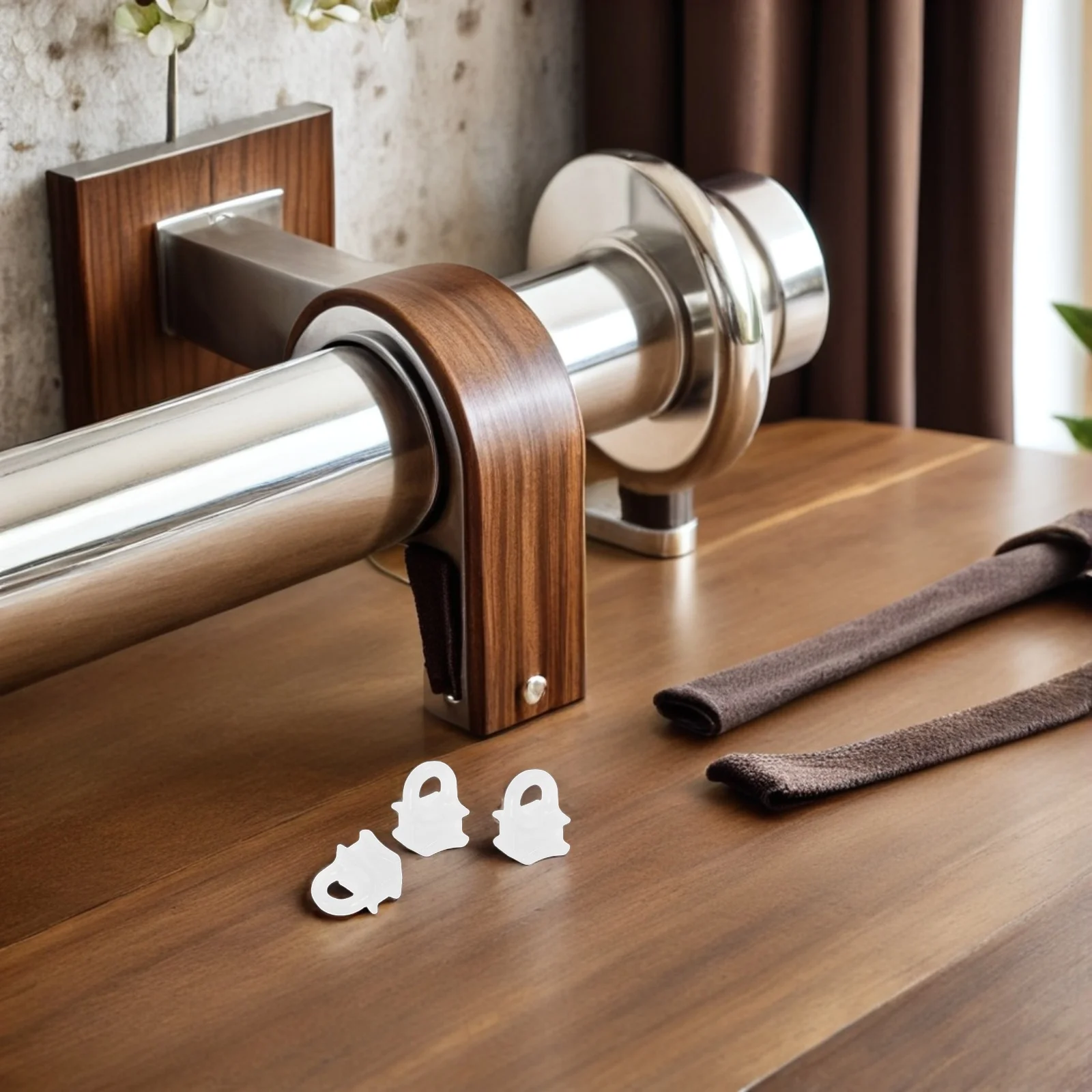 

200pcs Curtain Track Glider Hooks Plastic White Smooth Sliding Roller For Window Track System Compatible With Blackout Drapes