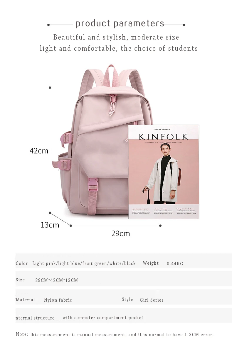 Kawaii Backpack Boys Girls DIY Manga Cartoon Schoolbag Waterproof Laptop Bag Customize Your Own Design Bookbag for Kids Gifts