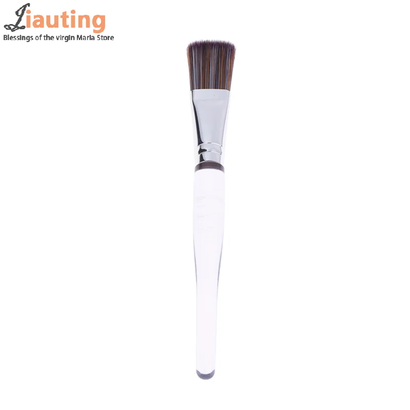 Spazzola per la pulizia del viso Spazzola per il lavaggio del massaggio del viso per capelli morbidi Spazzola per maschera per il viso Strumento portatile per la cura della pelle