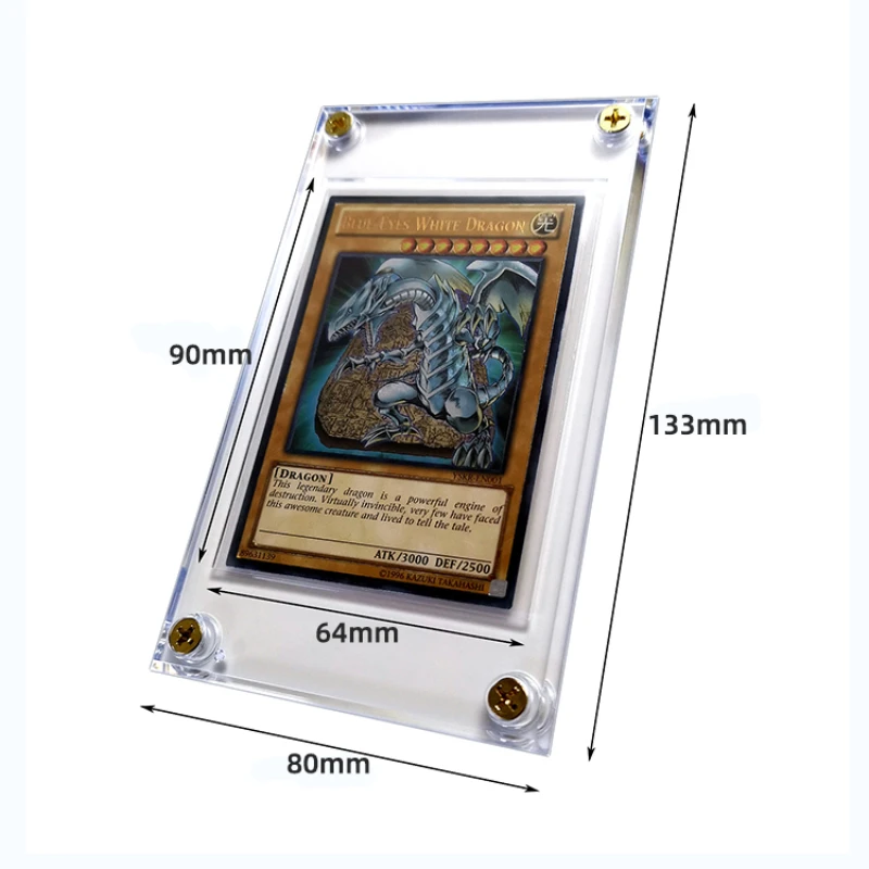 Soporte de plástico para colección de cartas TCG, Protector de juego de mesa, fundas exteriores, almacenamiento de pasatiempos