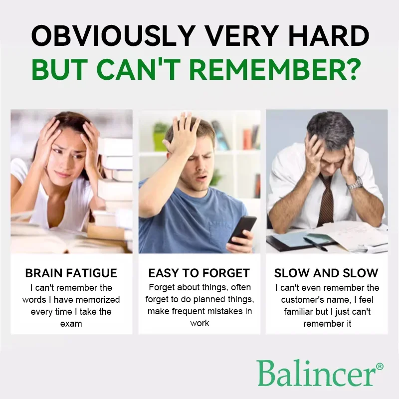 Balincer Ginkgo Extra Strength 1000 mg - Supporta la funzionalità e la memoria cerebrale, la visione