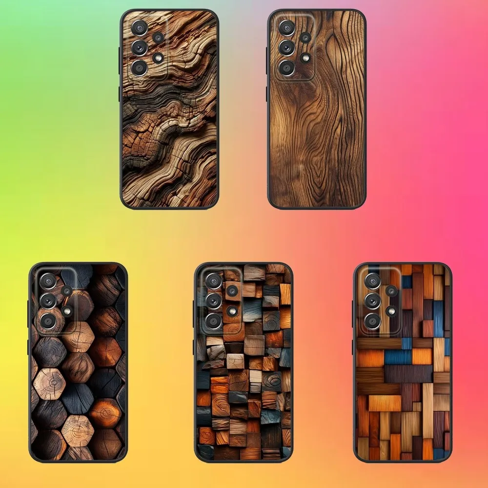 

Wood Pattern Phone Case For Samsung S25,S24,S21,S22,S23,S30,Ultra,S20,Plus,Fe,Lite,Note,10,9,5G Black Cover