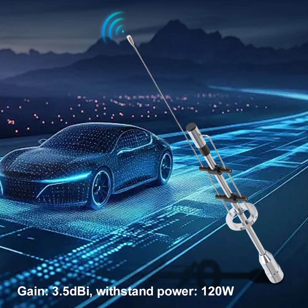 هوائيات الراديو المهنية CBC-435 UHF VHF 145/435 ميجا هرتز هوائي ثنائي النطاق قطع غيار السيارات الخارجية لراديو السيارة المحمول لحم الخنزير