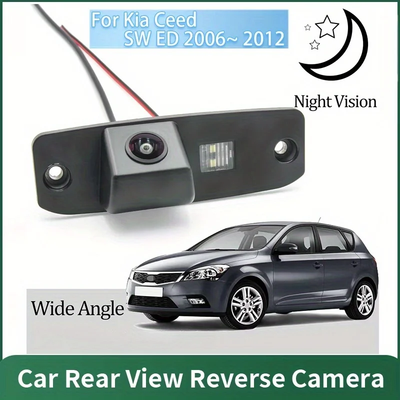 Hochwertige Rückfahrkamera mit RCA-Anschluss für Kia Ceed SW ED 2006-2012, Einparkhilfe-Kamera mit Weitwinkel